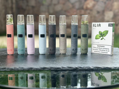【ILIA哩亞布紋主機】 一代革調系列高檔色系換彈式霧化桿/兩段式調節功率電子煙主機/通用哩啞，lana，sp2等一代煙彈-VAKA糖果雲煙館