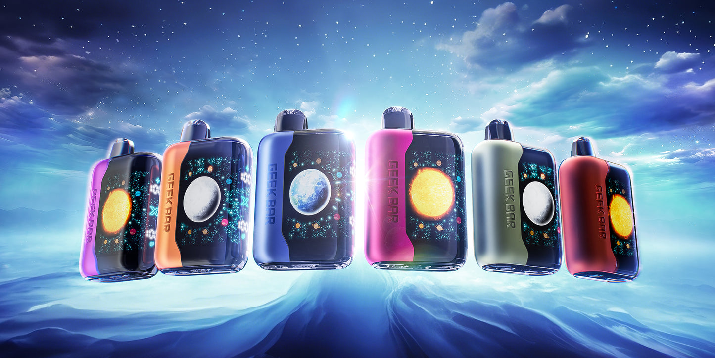 【美國大牌Geek Bar Pulse Vape小火箭電子煙 】一次性旗艦級15000口大容量電子煙｜雙模式調整、智慧螢幕顯示｜VAKA糖果雲煙館