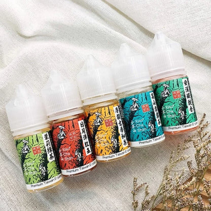 小茶山煙油/八款經典茶香融合30ML小煙油-VAKA糖果雲煙館